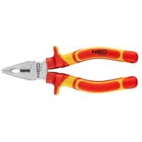 Плоскогубцы Neo Tools комбіновані 160 мм, 1000 В, CrV, поліровані (01-220)