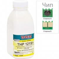 Тонер HP CLJ CP1025 35г Yellow +chip WWM (TC1025Y)