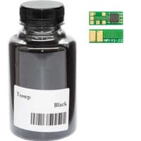 Тонер HP LJ Pro M252, Canon 045, 45г Чорний +чіп WWM (045-CF400A-201Bk)