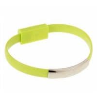 Дата кабель USB 2.0 AM to Lightning 0.2m браслет green EXTRADIGITAL (KBU1782)