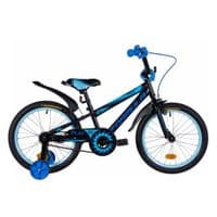 Дитячий велосипед Formula 18" SPORT рама-9,5" St 2020 чорно-синій із блакитним (OPS-FRK-18-059)