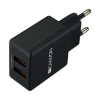 Зарядное устройство CANYON 2xUSB AC (CNE-CHA03B)