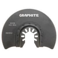 Насадка GRAPHITE півколо до багатофункціонального інструменту HM HCS по дереву (56H002)