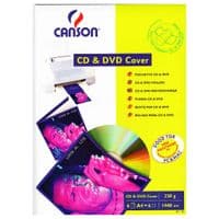 Папір Canson для CD / DVD, конверт, 230г, A4, 6ст (872853)