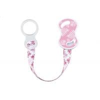 Клипса для пустышек Nuvita Розовая с кольцом (NV6070PINKY)