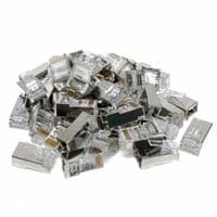 Коннектор PATRON RJ45 cat.5e FTP 8P8C * 40 (CON-RJ-45-8P8C-40-Э)