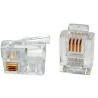 Коннектор PATRON RJ11 6P4C * 40 (CON-RJ-11-6P4C-40)