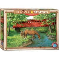 Пазл EuroGraphics Мост в лесу. Персис Вейрс, 1000 элементов (6000-0834)