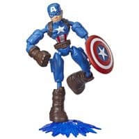 Фигурка Hasbro Avengers Bend and flex Капитан Америка 15 см (E7377_E7869)