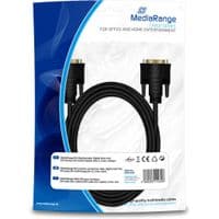 Кабель мультимедийный DVI to DVI 24+1pin, 3.0m MediaRange (MRCS130)