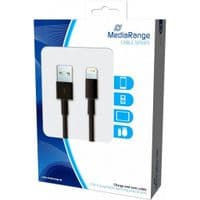 Дата кабель USB 2.0 AM до Lightning 1.0m MediaRange (MRCS137)