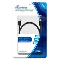 Дата кабель USB 3.0 AM to Type-C 1.2m MediaRange (MRCS161)