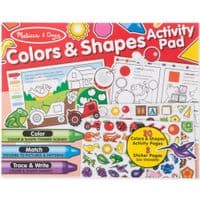 Набір для творчості Melissa&Doug Альбом розмальовок-наклейок Кольори та фігури (MD8564)