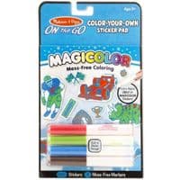 Набір для творчості Melissa&Doug Магічні наклейки-розмальовки (MD9130)