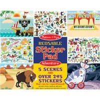Набір для творчості Melissa&Doug Набір багаторазових наклейок Пригоди (MD9115)
