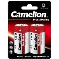 Акумулятор Camelion D LR20 / 2BL Plus лужний (LR20-BP2)