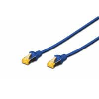 Патч-корд 3м, S-FTP, cat.6e, AWG 26/7, Cu, PVC, blue DIGITUS (DK-1644-A-030/B)