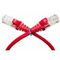 Патч-корд Ritar UTP cat.5e 0,3m Red (PCR-CCA/0.3R)