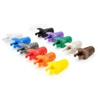 Колпачок коннектора RJ-45 TRANSPARENT Cat.5/Cat.6 (100 шт/уп.) Merlion (CPRJ45ML-TR-CAT5/6)