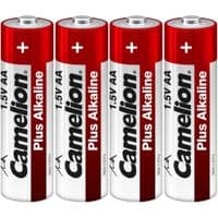 Батарейка Camelion AA LR6 Plus Alkaline (Shrink) * 4 (LR6-SP4)