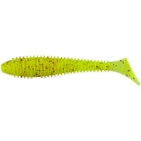 Силикон рыболовный Keitech Swing Impact FAT 3.3" (7 шт/упак) ц:pal#01 chartreuseredflak (1551.07.09)