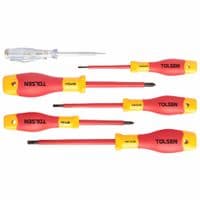 Отвертка Tolsen Premium отверток диэлектрических VDE 6 предм. (V33506)