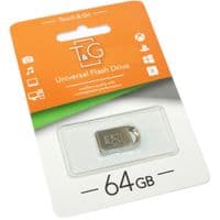 USB флеш накопичувач T & G 64GB 107 Metal Series Silver USB 2.0 (TG107-64G)