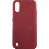 Чохол для моб. телефону DENGOS Carbon Samsung Galaxy A01, red (DG-TPU-CRBN-55) (DG-TPU-CRBN-55)