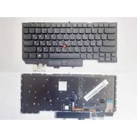 Клавиатура ноутбука Lenovo ThinkPad X1 Carbon Gen5 (2017) черная с ТП с подсв UA (A46124)