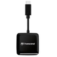 Зчитувач Flash-карт Transcend USB 3.2 Gen 1 Type-C SD/microSD Black (TS-RDC3)