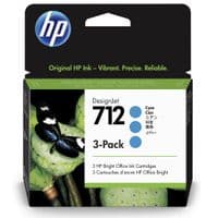 Картридж HP DJ № 712 DesignJet T230 / T630 жовтий, 3 упаковки, 29 мл (3ED77A)
