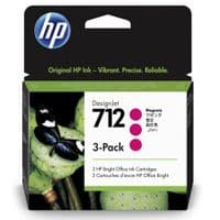 Картридж HP DJ № 712 DesignJet T230 / T630 Magenta, 3 упаковки, 29 мл (3ED78A)