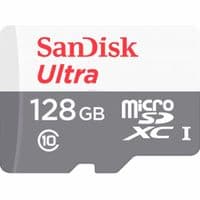 Карта пам'яті SANDISK 128GB microSD class 10 Ultra Light (SDSQUNR-128G-GN6MN)