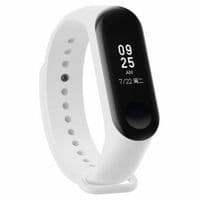 Ремінець BeCover для фитнес браслета  Silicone для Xiaomi Mi Band 3/4 White (704650)