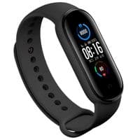 Ремінець для фітнес браслета BeCover Silicone для Xiaomi Mi Smart Band 5 Black (705062)