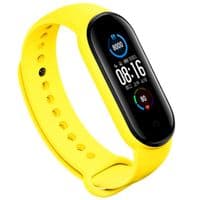 Ремінець для фітнес браслета BeCover Silicone для Xiaomi Mi Smart Band 5 Yellow (705073)