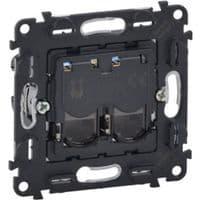 Комп'ютерна розетка LEGRAND підвійна RJ45 Кат.5е UTP Valena IN'MATIC (753041)