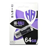 USB флеш накопичувач Hi-Rali 64GB Corsair Series Black USB 2.0 (HI-64GBCORBK)