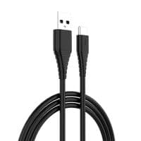 Кабель для передачі даних ColorWay USB 2.0 AM до Type-C 1,0 м чорний (CW-CBUC026-BK)