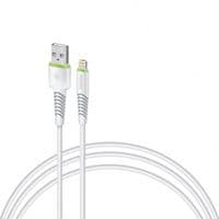 Дата кабель USB 2.0 AM to Lightning 1.2m CBFLEXL1 білий Intaleo (1283126487460)
