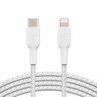 Кабель Lightning Belkin Type-C - Lightning 1m White (CAA004BT1MWH)