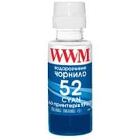 Чернила WWM HP GT52 100г Cyan, для Ink Tank 115/315/319 (H52C)