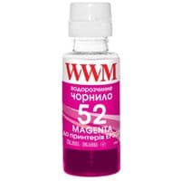 Чернила WWM HP GT52 100г Magenta, для Ink Tank 115/315/319 (H52M)