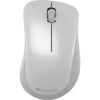 Мишка CANYON MW-11 Wireless Pixart White Grey (CNE-CMSW11PW)