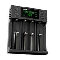 Зарядний пристрій для акумуляторів LiitoKala 4 Slots, LCD дисплей, Li-ion/Ni-MH/Ni-Cd/AA/AAA/AAAA/C (Lii-S4)