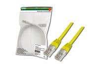 Патч-корд DIGITUS CAT 5e UTP,3м, AWG 26/7, жовтого кольору