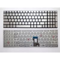 Клавиатура ноутбука ASUS N501J/N501JW/N501V/N501VW серебро RU (A46153)