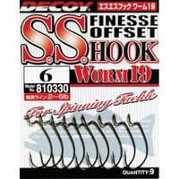Крючок Decoy Worm19 S.S. Hook 06 (9 шт/уп) (1562.00.07)