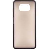 Чохол для моб. телефону DENGOS Matt POCO X3, black (DG-TPU-MATT-68)