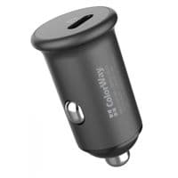 Зарядний пристрій ColorWay 1USB Car (PD USB Type-C (20W) Gray (CW-CHA028PD-GR)